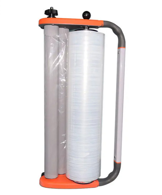 Stretched Plastic Film Packaging Stretch Film Rack Distribution Manual Hand Roll Cling Packaging Machine