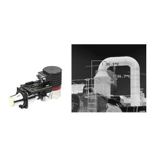 ITR Integration Mode MWIR Imaging Module Cooled For Visualizing Gas Leaks