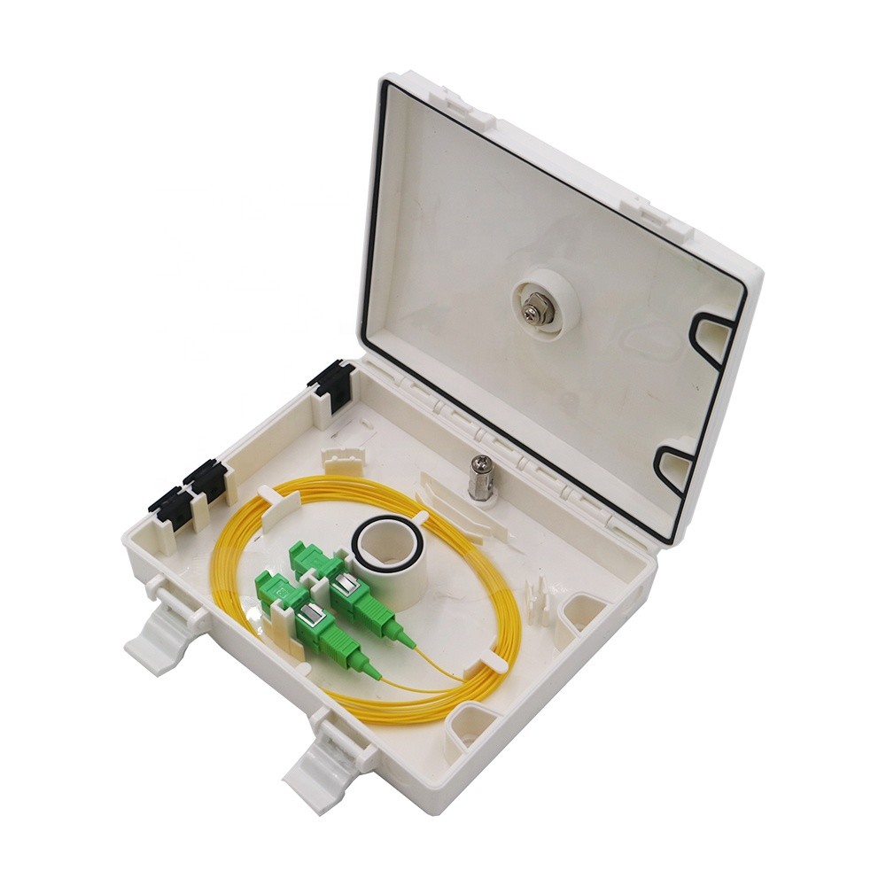 2 Ports SC APC Adapter Anti UV Fiber Distribution Enclosure