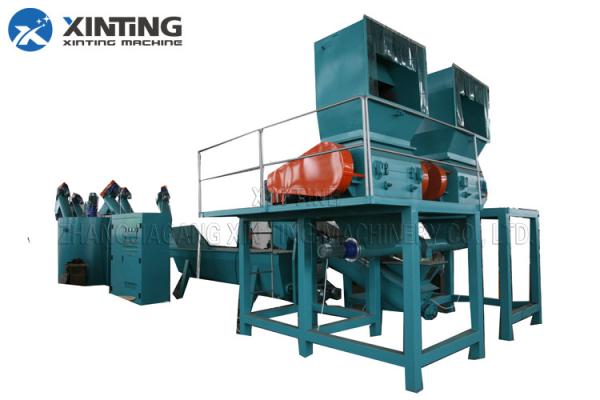 Waste Plastic Film Recycling Machine , PP PE Film Washing Line Hot Air Drying
