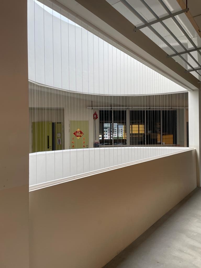 Modern Society Design Balcony Invisible Grille With Punching Service Load Capacity 100kg