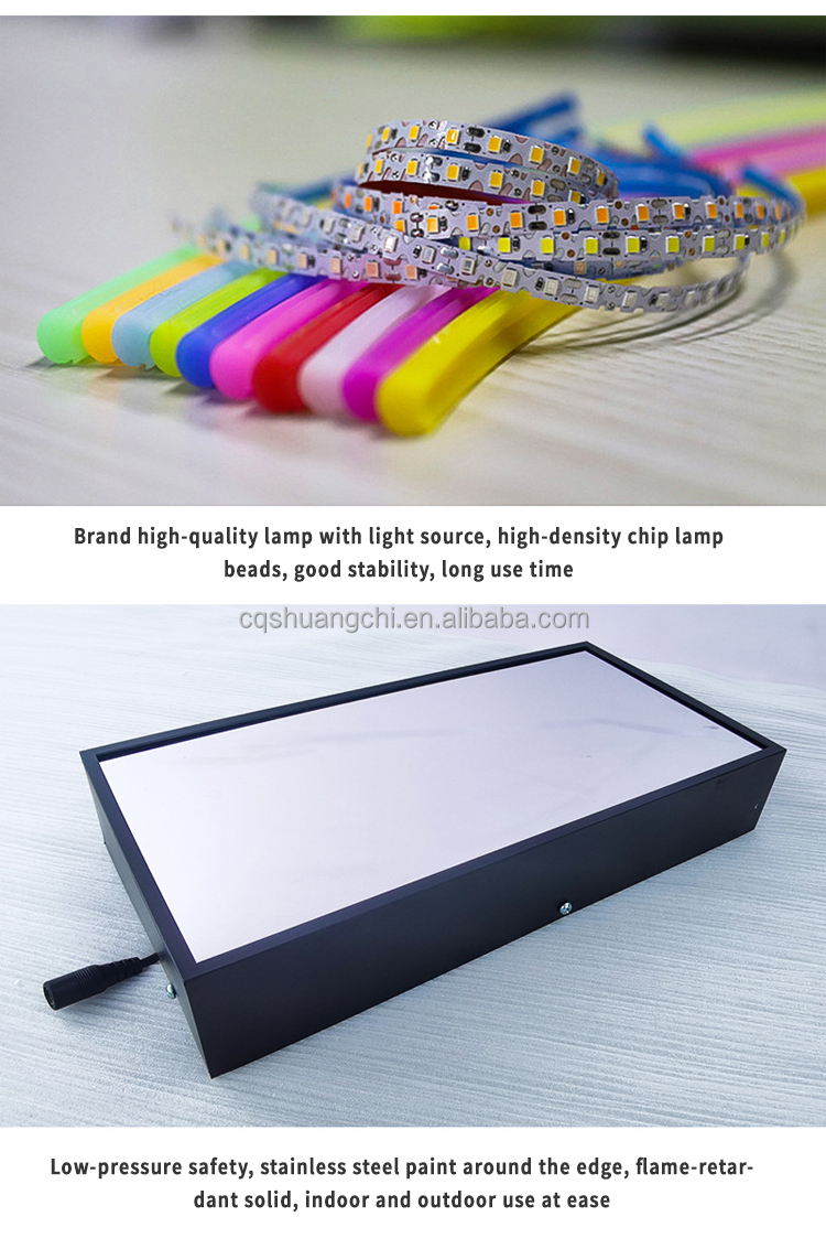 Customized DC 12V Infinity Mirror Magic Mirror with Wall-Mounted Acrylic Letter Sign