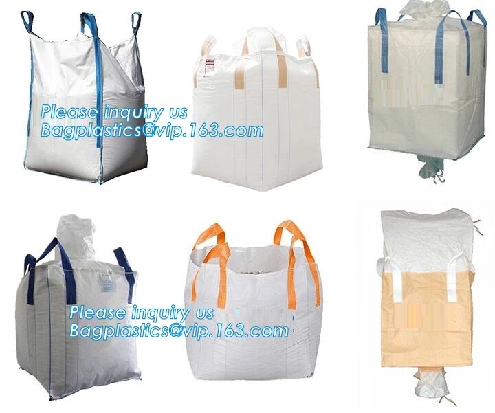 FIBC big bag 1000kg/Polypropylene woven sand bags/super sacks 1500kg for construction,PP woven bulk big ton bag jumbo ba
