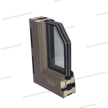  PA66 GF25 Broken Bridge Aluminum Alloy Window With Heat Insulation Profile System Profile Manufactures