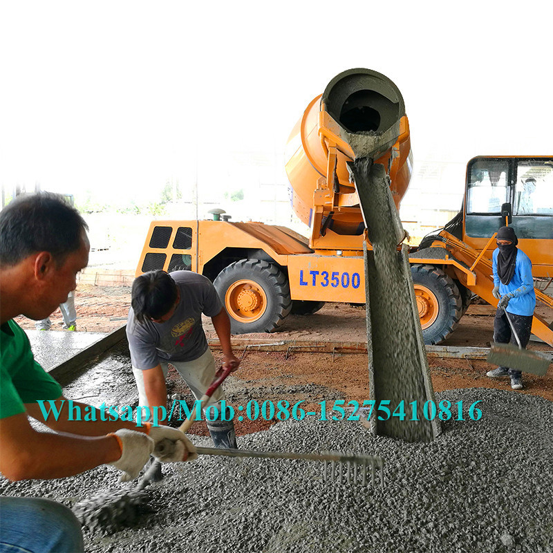 Easy Control Concrete Construction Equipment Concrete Mixer Vehicle With 30% Gradient SW3500
