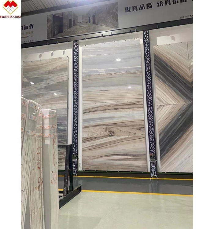 Big Slab Stone Form Palissandro Blue Marble for Apartment Wall and Floor Covering
