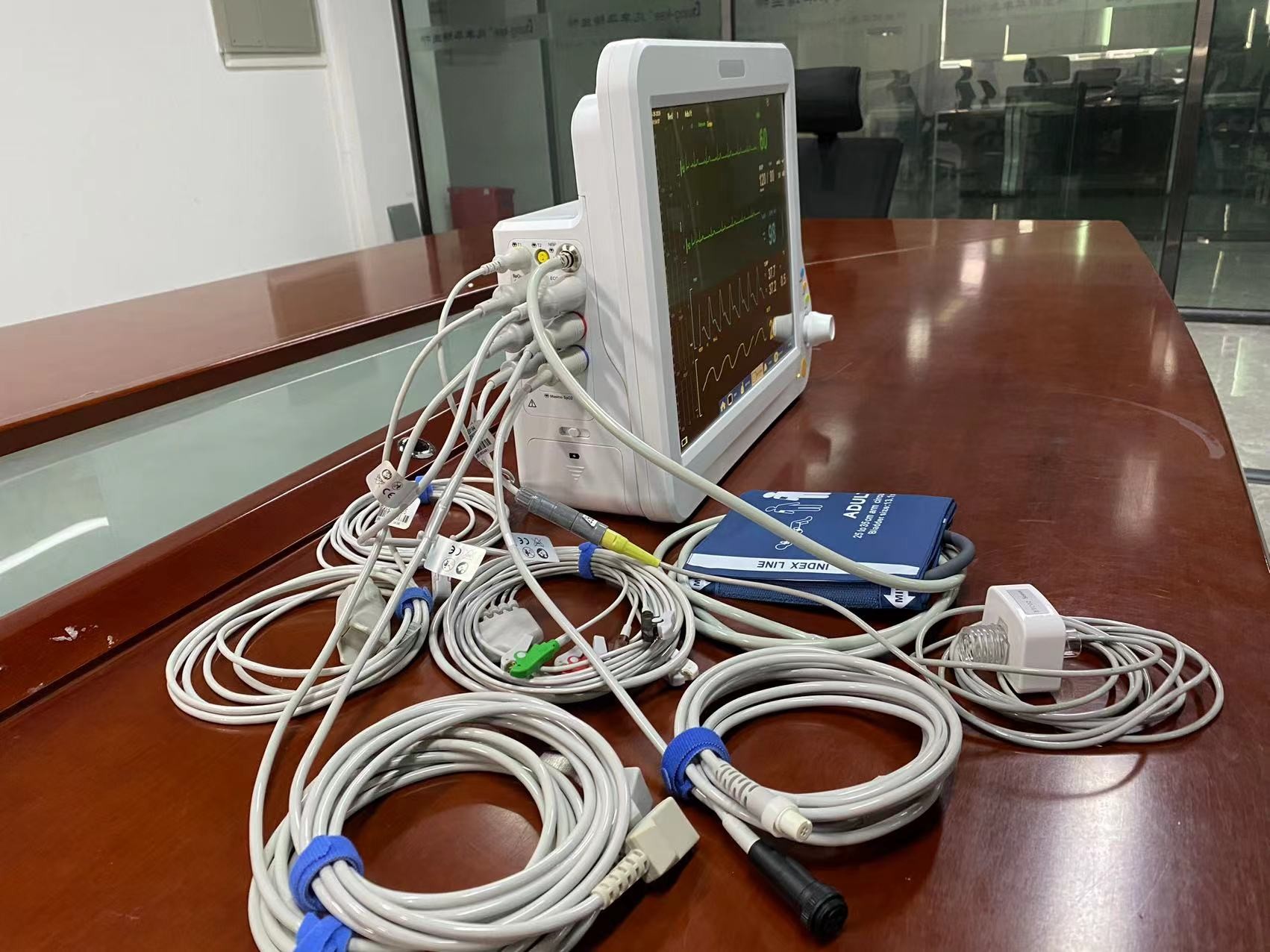 Modular Portable Multi Parameter Patient Monitor With ECG SPO2 NIBP