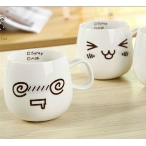  ceramic mug with expression face Manufactures