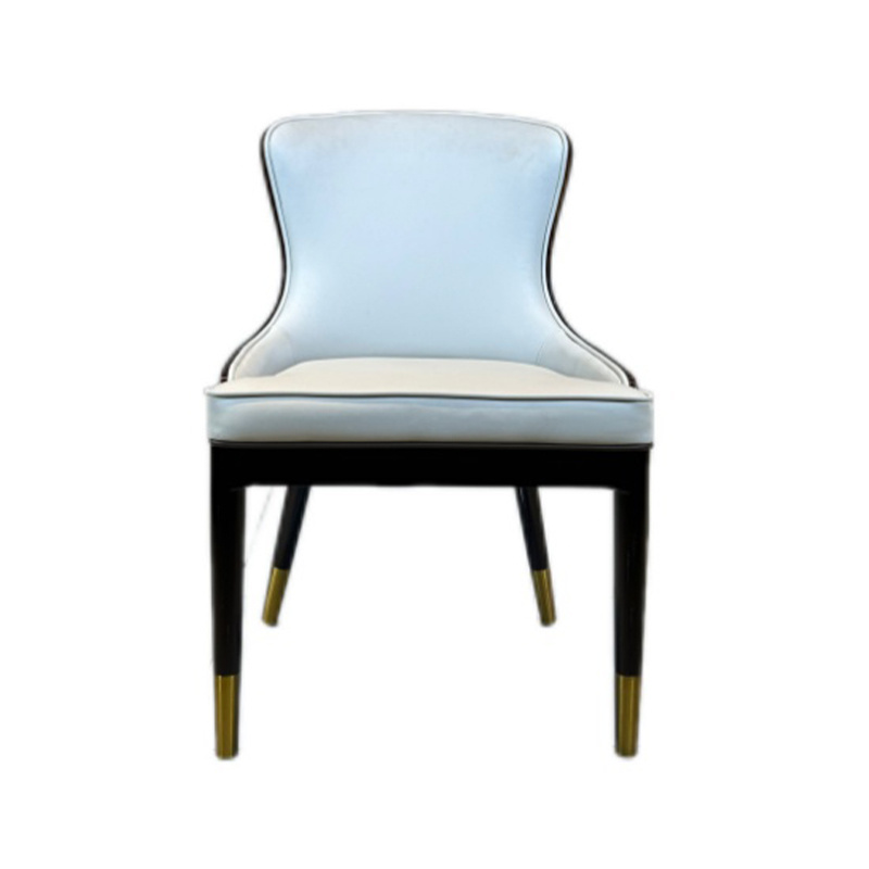 Modern Ash Wood Chair Without Armrest for Dining Room Hotel Restaurant Furniture