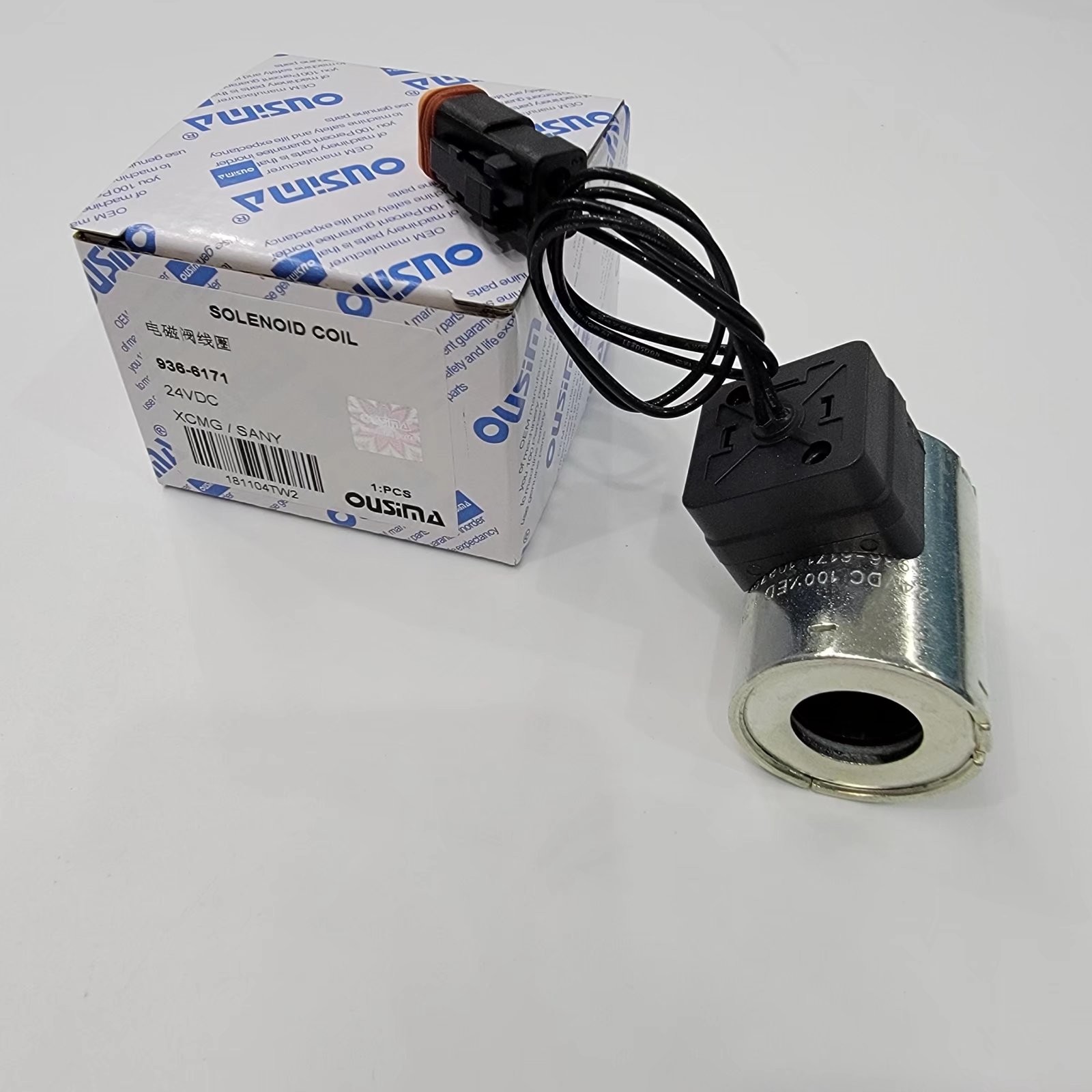 936-6171 Solenoid Valve Coil 24 Volt For XCMG Excavator