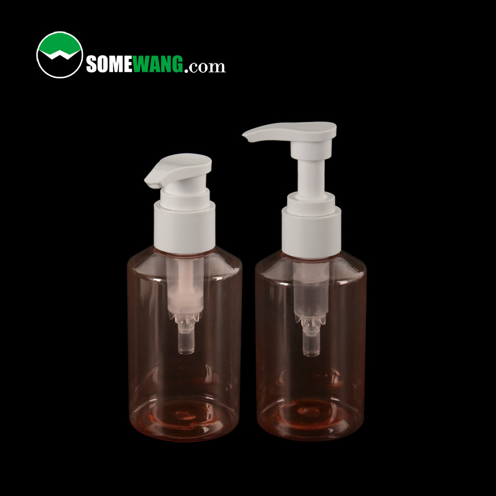 150ml Cosmetic Emulsion Spray Pump Plastic PET Bottle For Shampoo Liquid Skin Care