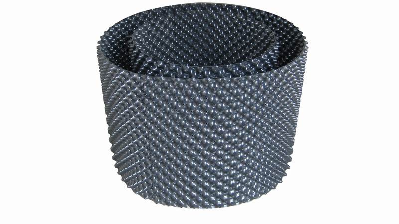 20cm Dia 0.7mm PVC Plastic Not Coated Degradable Polymers Black