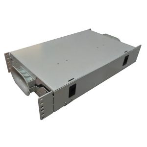 China 12core SC Adapter Fiber Optic Patch Panel ODF 2U 19 Inch Rack Mount on sale