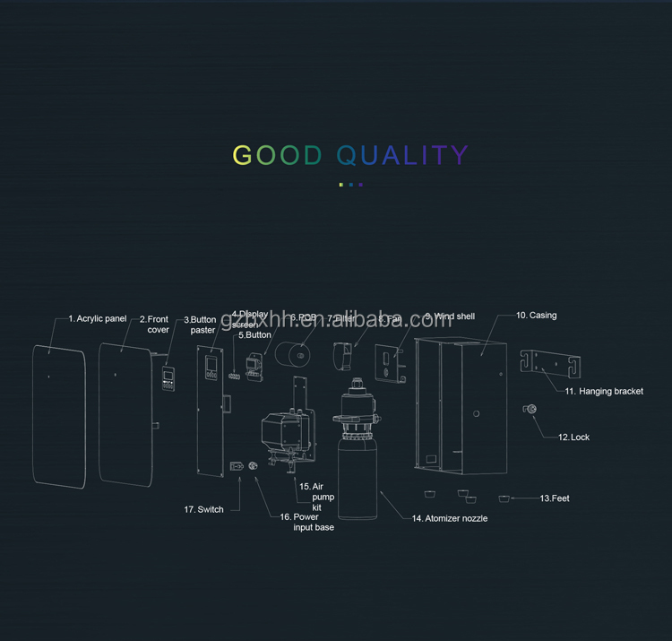 X1000 Hotel Scent Diffuser Humidify Air Fragrance Machine Sterilization