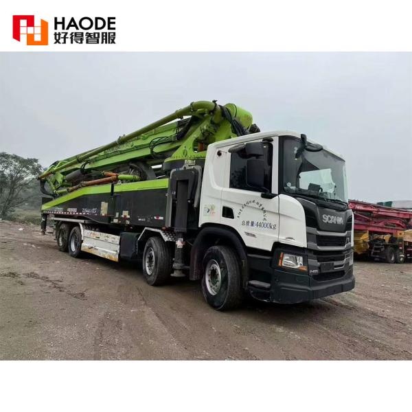 2021 Zoomlion Scania 63m (5 axle) Used Concrete Pump Truck 332KW Power Diesel