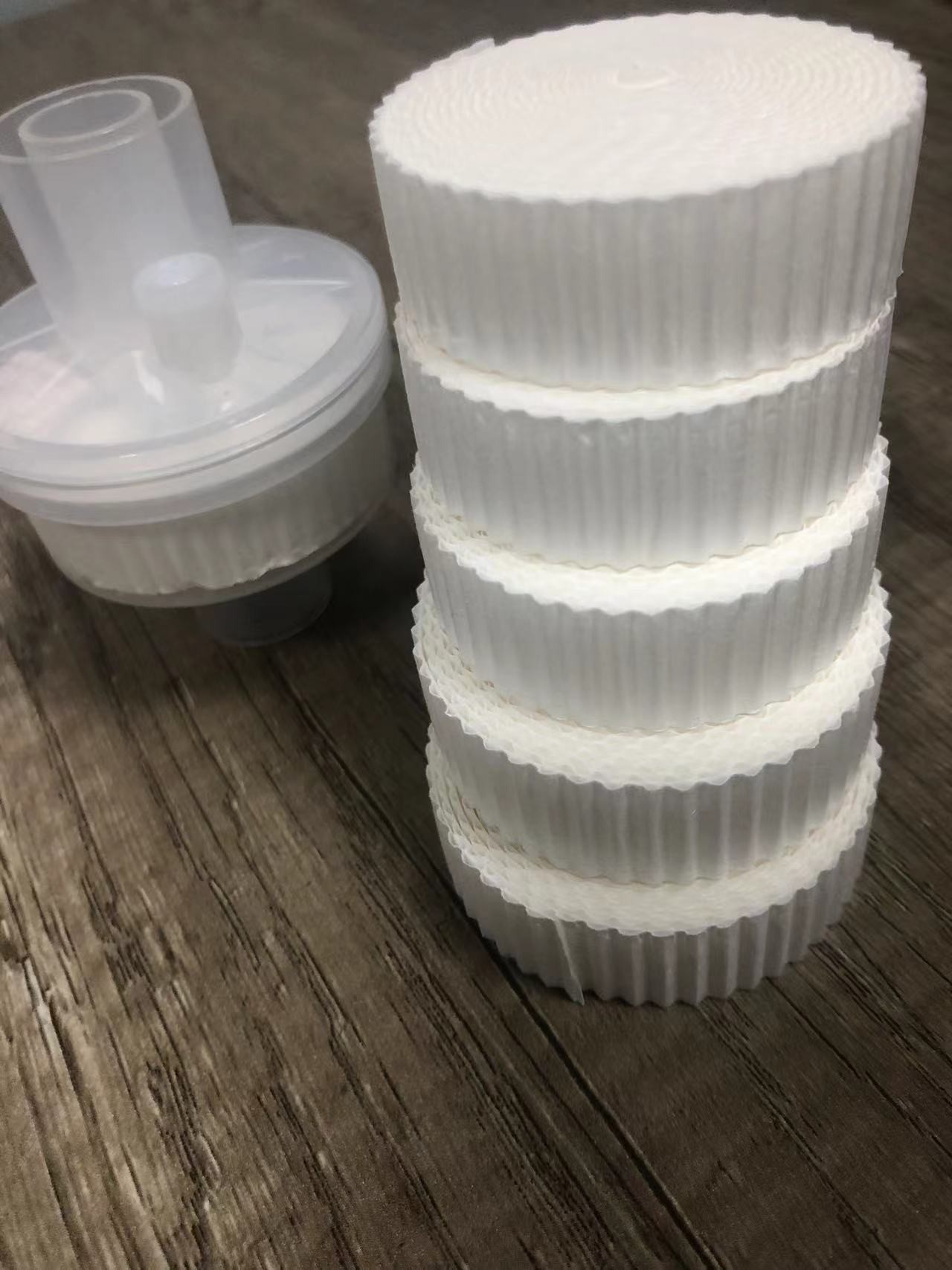 HME Filter BV filter Respirator Part Melt Blown Non Woven Air Filter Factory