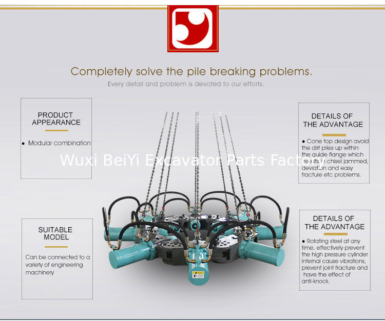 2018 hot sale Modularized hydraulic pile head breaker MK180S concrete cutting machine Made in china
