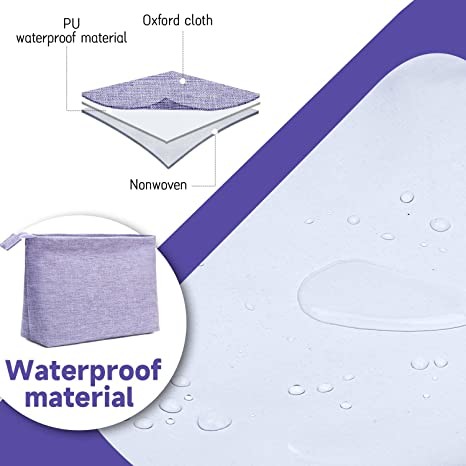 Large Conveient Wearoof Travel Toiletry Bag Portable Makeup Organizer, Water-resistant Travel Shaving Bag