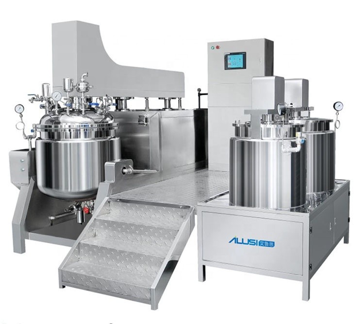 Ailusi Vacuum Emulsifying Mixer Body Cream Lotion Making Machine