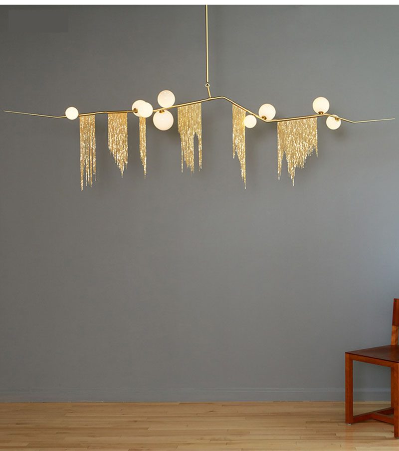 Modern Lamp Chain Suspension lamp Living room Bedroom salon lounge lights（WH-CC-27)