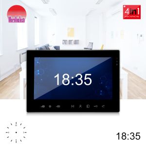 Fashionable Design 7 Inch Sensor's Button Video DoorPhone Intercom System, color