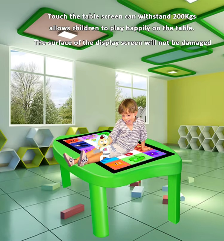 Android Operating System 32inch Touch Screen Table for Kids Interactive Games in Black