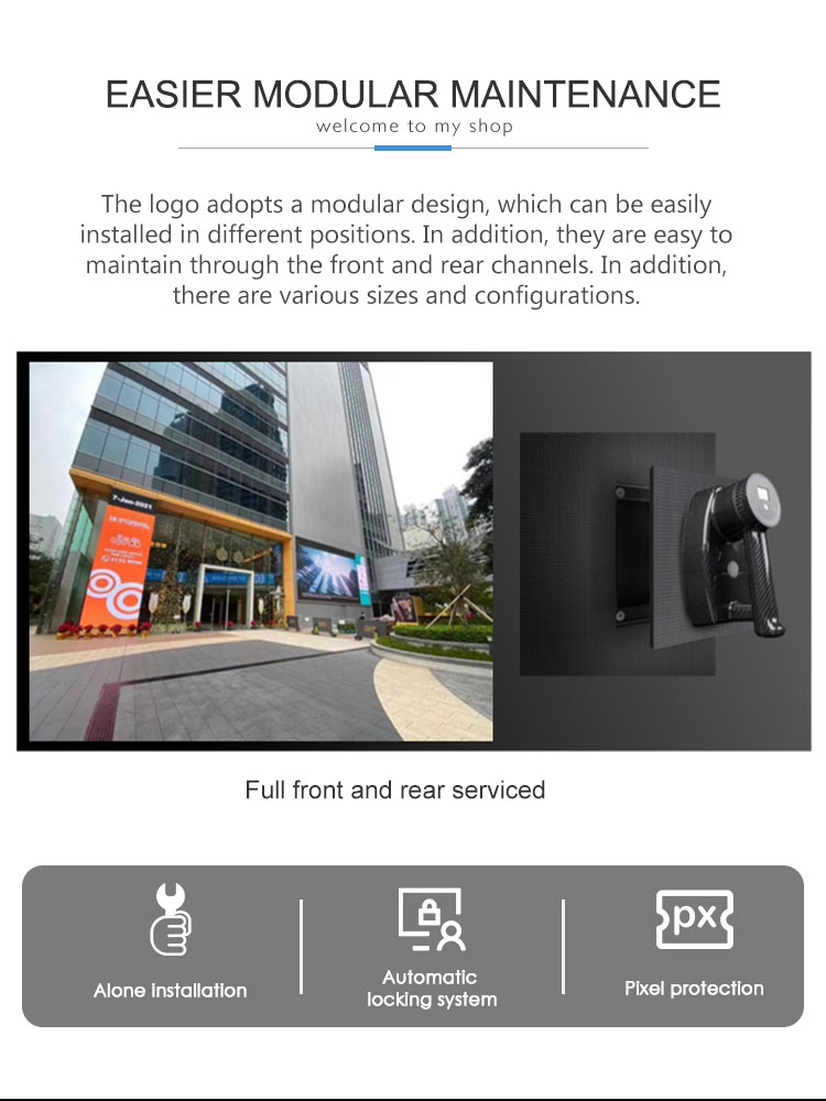 Full Color Outdoor LED Digital Sign Board P4.8 For Advertising Video Wall Display