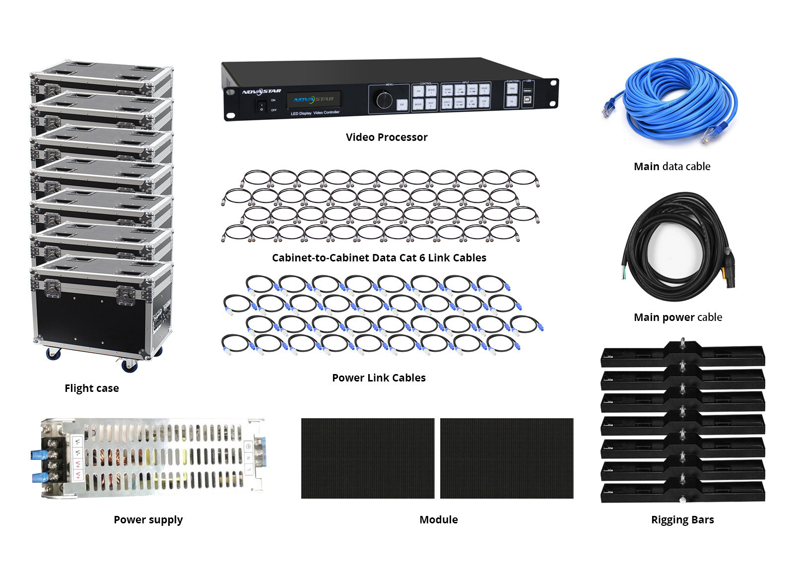 500x500mm Rental Led Display Indoor Outdoor P2.97