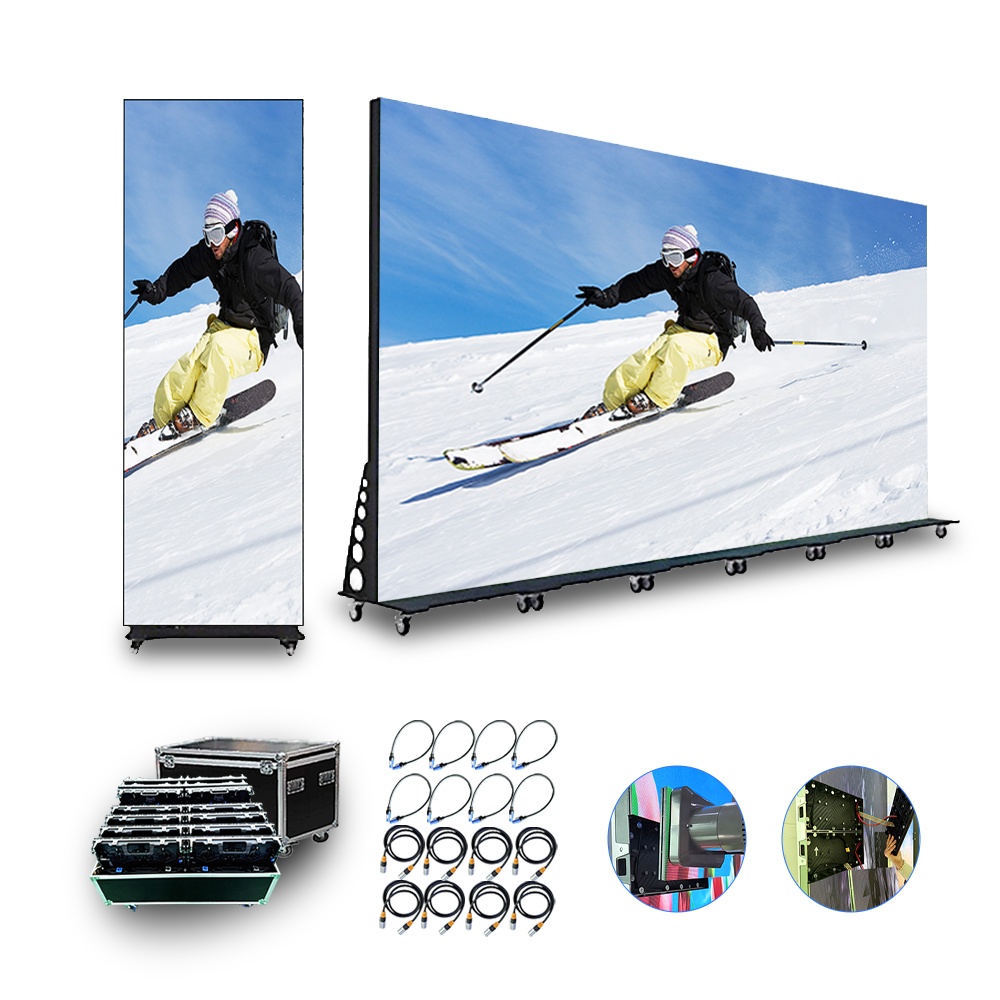 P1.53 Foldable LED poster screen LED Poster Display