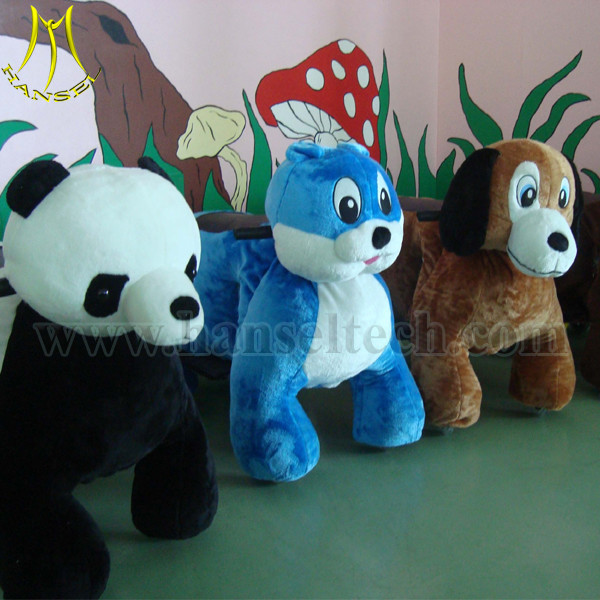 Hansel coin operated animals rides and walking robot animals rides