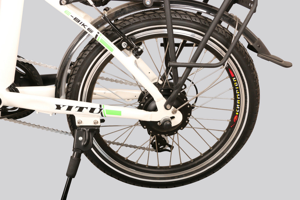 TUV EN15194 Battery Powered Folding Bike 36V 10Ah Li Ion Battery