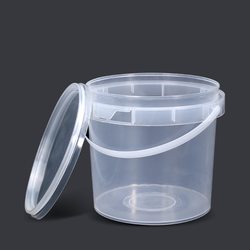 Round Plastic Bucket 500ml for Candy Popcorn Cookie Storage