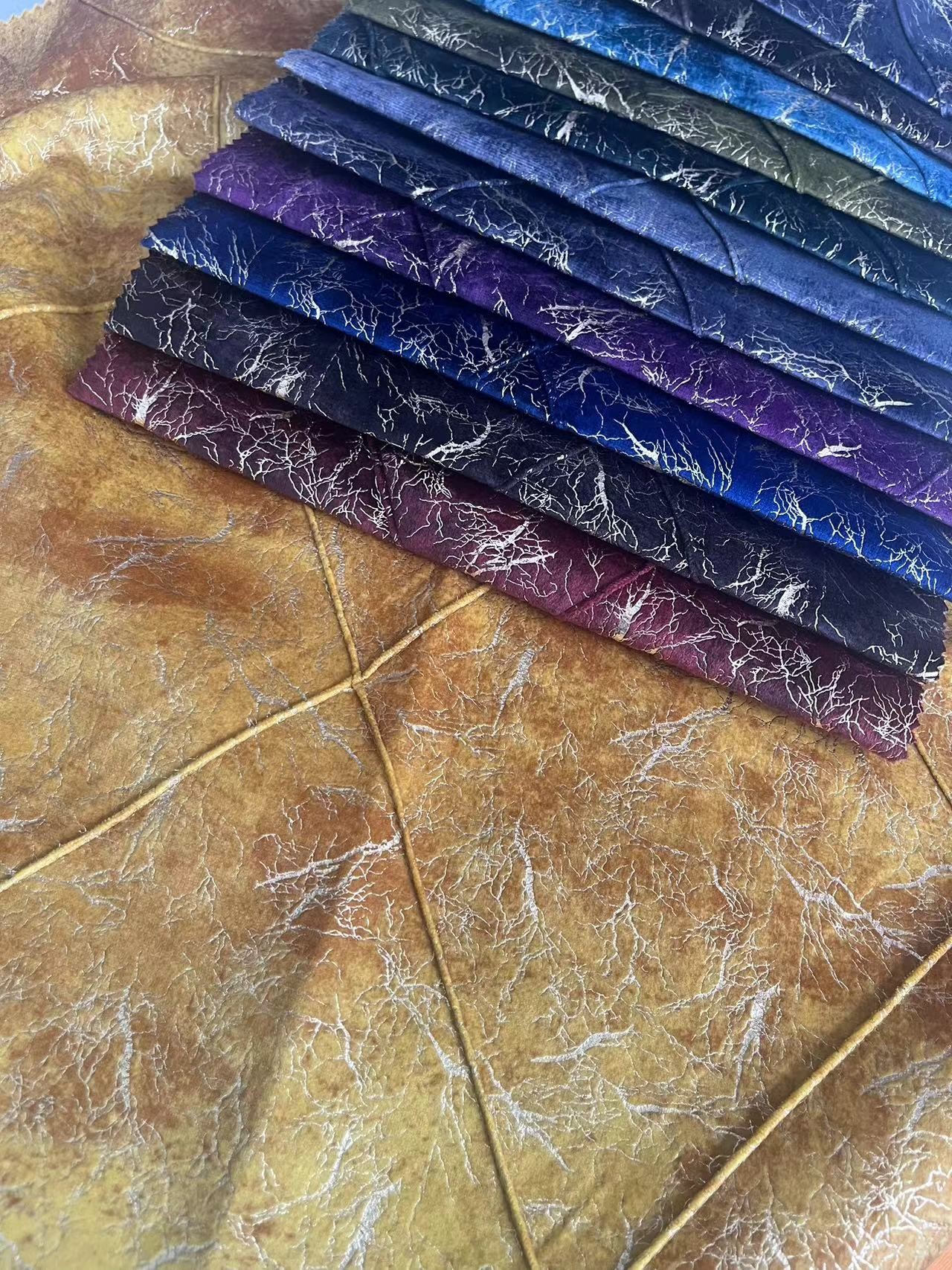 Metallic Luxury Sofa Fabric Colorful Lightweight With Knitted Technics