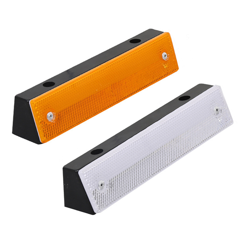 Highway Guardrail Plastic V Type Road Reflectors High Visible Road Stud Reflector