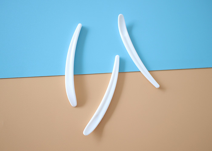 PP 64.5mm Facial Clay Cream Cosmetic Spatula Scoop Flower Bud Shaped