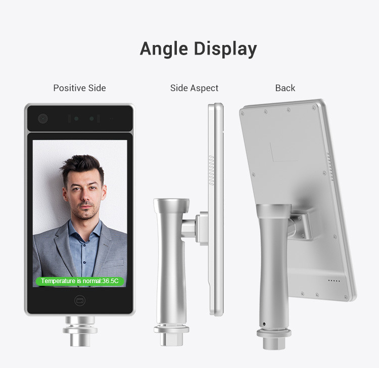 Multichannel Non Contact Temperature Scanner , Android AI Thermal Camera Access Control