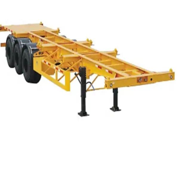 High Durable 12 Locks 13m Utility Skeleton Truck Semi Trailer With High