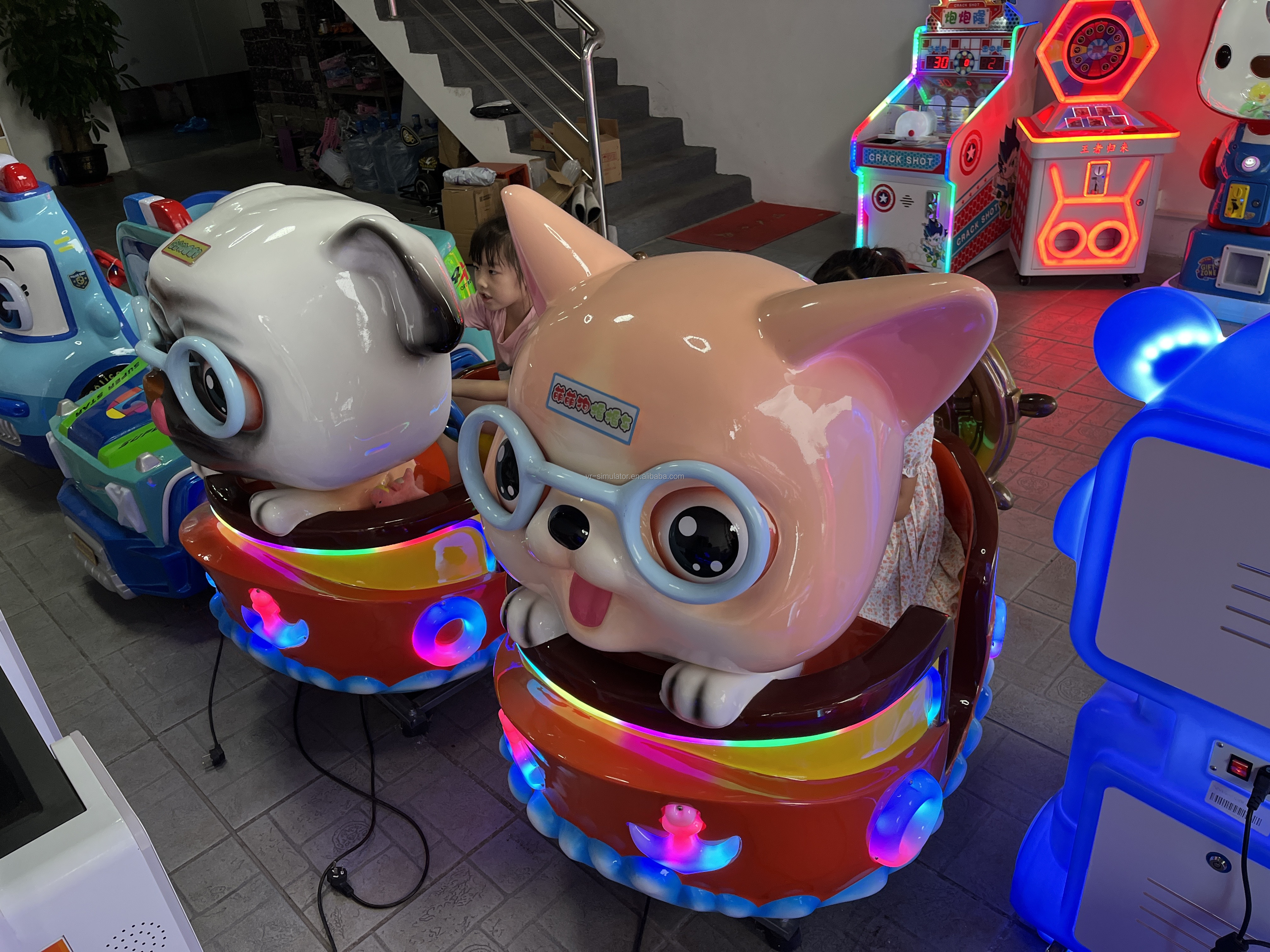 Dreamland popular children video game machine coin operated kids moto racing car kiddie rides