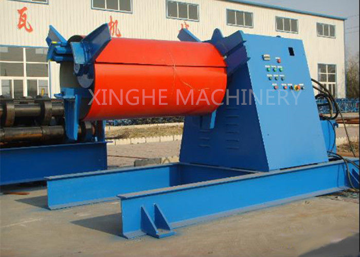 High Speed Roll Forming Production Line Decoiler Machine With Forming Cutter