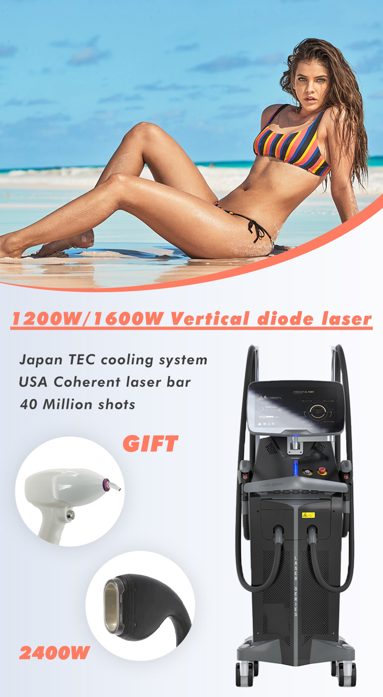 Triple Wavelengths Diode Laser Hair Removal Device 808nm 755nm 1064nm for Beauty Salon