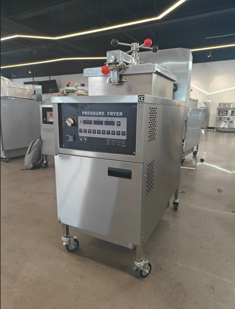 25D Compute Panel Without Filtration Gas & Electric Heating Chicken Pressure Fryer