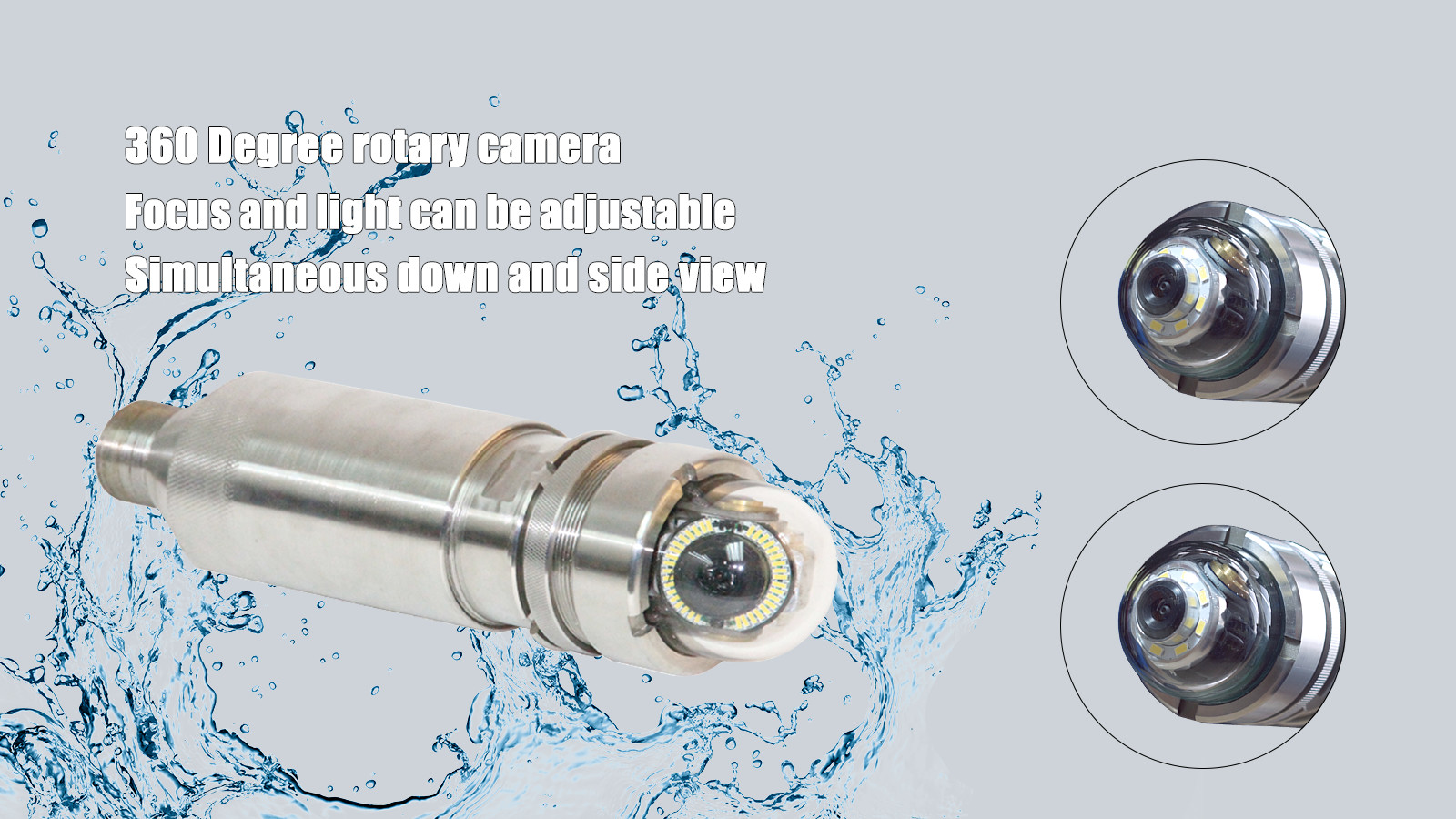 12-Inch Underwater Borehole Inspection Camera For Underground Detection