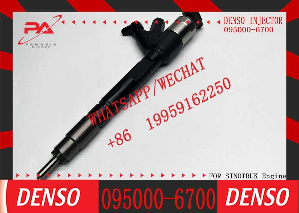 Diesel Common Rail Fuel Injector 095000-6700 095000-6701 9709500-670 0950006700 0950006701 for HOWO VG1540080017A R61540