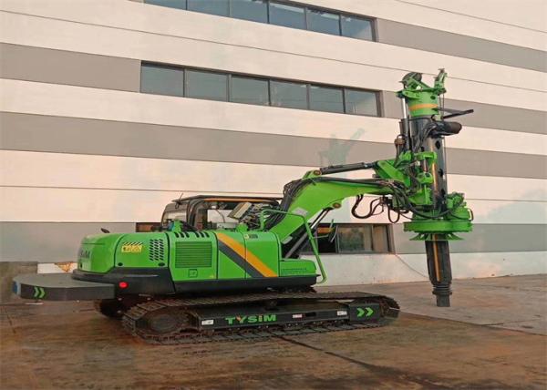 50kNm 34.3mpa Pile Driver Attachment Civil Construction Equipments Mesin Bor