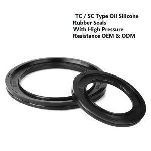 TC/SC Type Oil Silicone Rubber Seals with 30Mpa Work Press -30 to +200°C Working