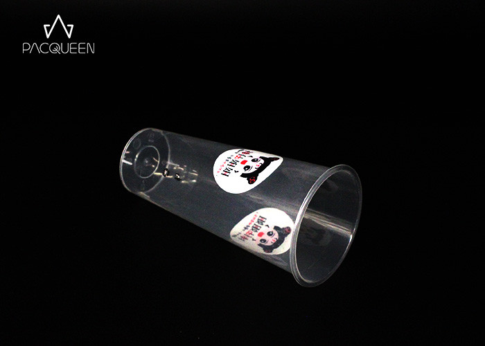 Thick Translucent Cold Drink Disposable Cups PP Materials For Smoothies / Fruit Tea