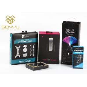 4c Offset Printing Electronic Product Packaging With Handle