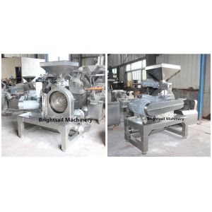 China Automatic Superfine Herbal Grinder 100kg/H Herb Pulverizer Machine on sale