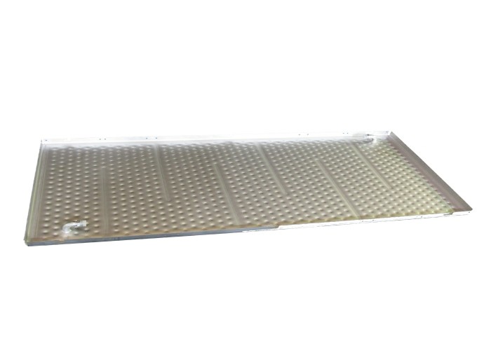 1.5mm Double Embossed Pillow Plate For Heat Exchange In Sterilization Ovens