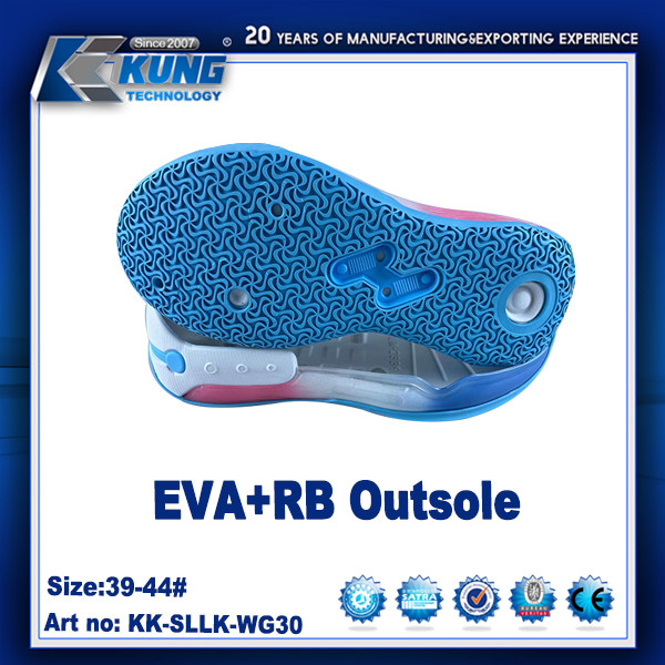 39 - 44 Size RB EVA Sneaker Outsole High Elastic Non Slip